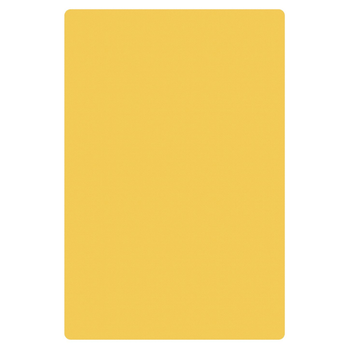 Thunder Group PLCB241805YW Plastic Cutting Board - 18" x 24", Yellow