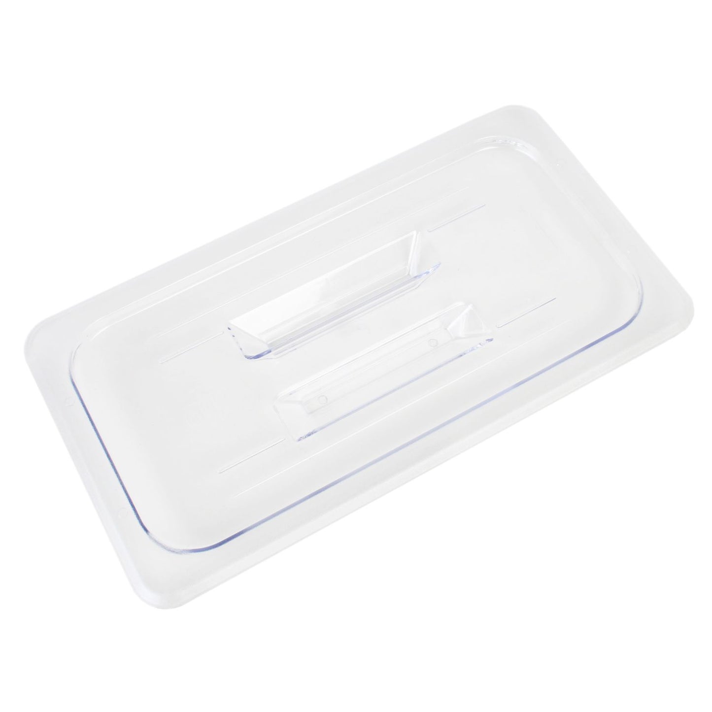 Thunder Group PLPA7130C Third Size Food Pan Cover - Polycarbonate, Clear