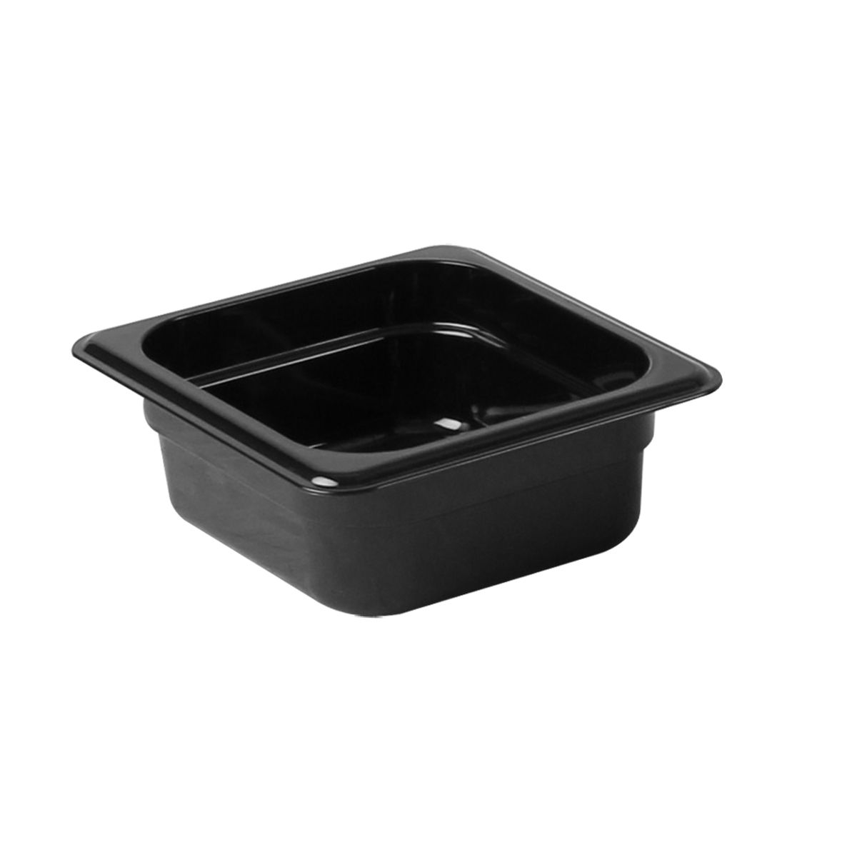 Thunder Group PLPA8162BK 2 1/2"D Sixth Size Food Pan