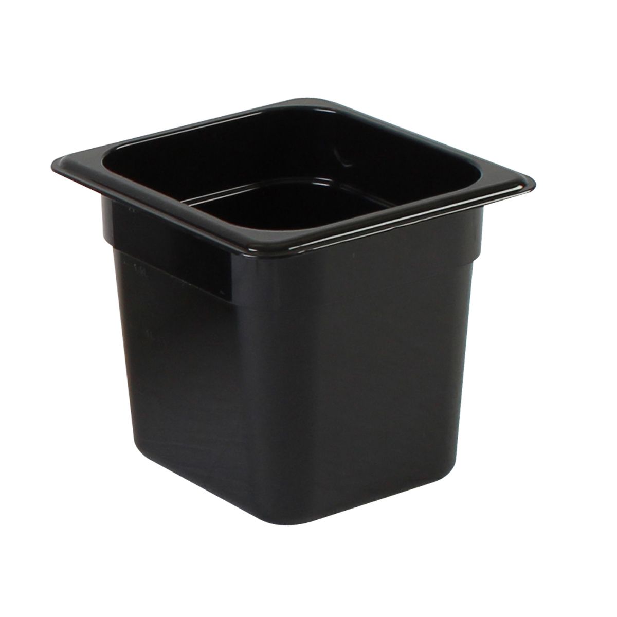 Thunder Group PLPA8166BK 6"D Sixth Size Food Pan
