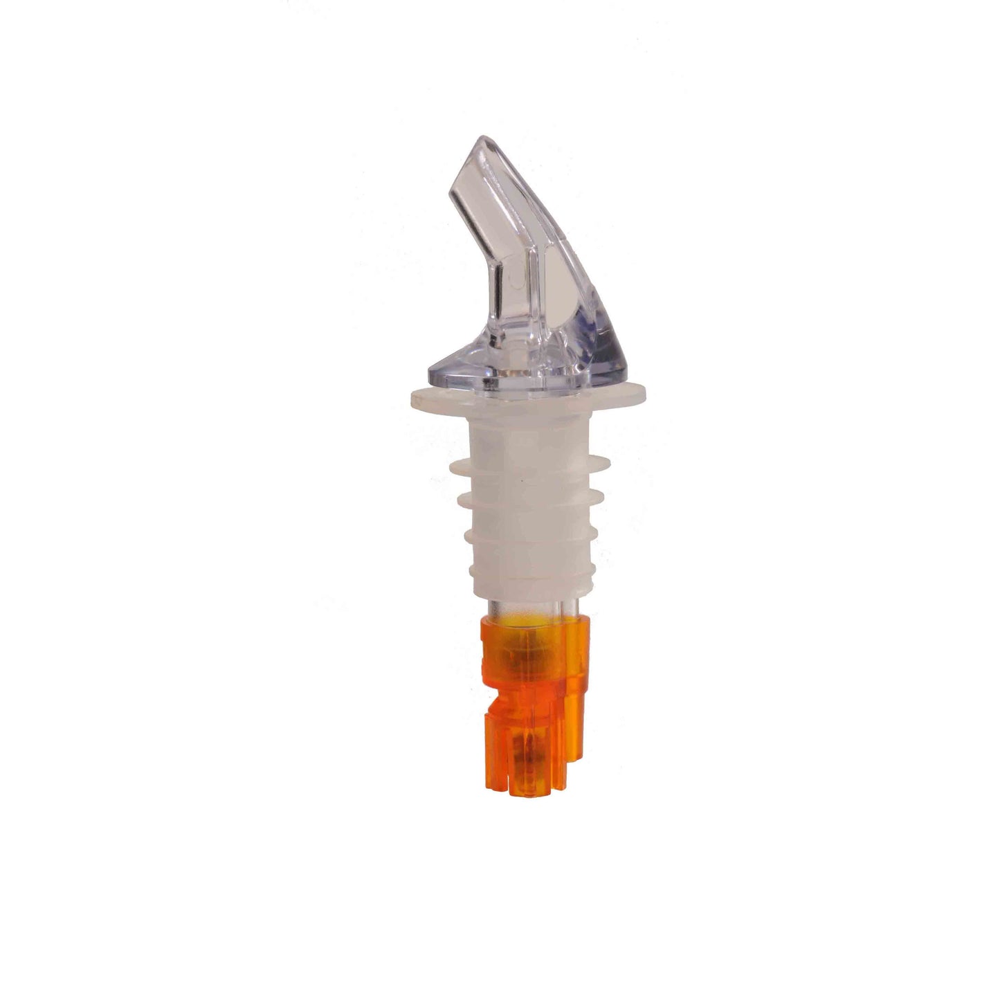 Thunder Group PLPR050M 1/2 oz Measured Liquor Pourer w/ Orange Tail, No Collar