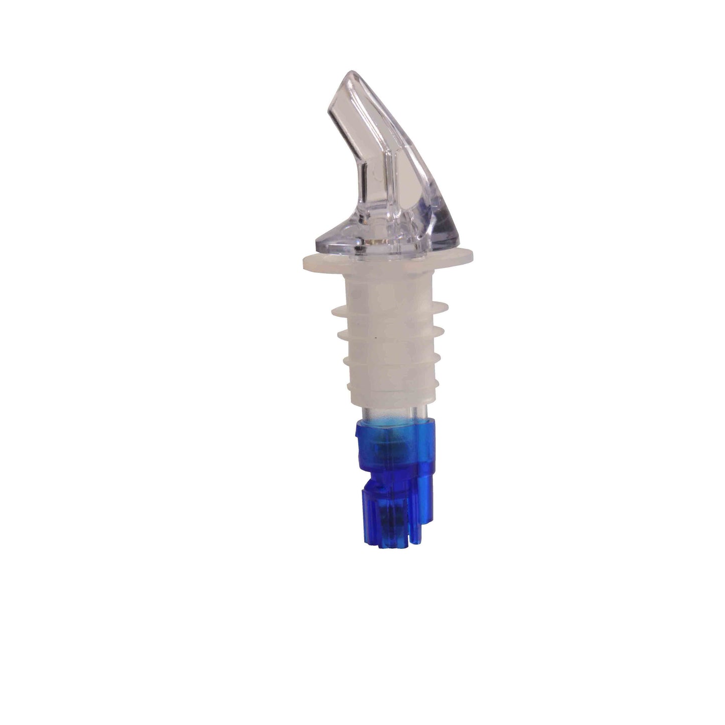 Thunder Group PLPR088M 7/8 oz Measured Liquor Pourer w/ Blue Tail, No Collar