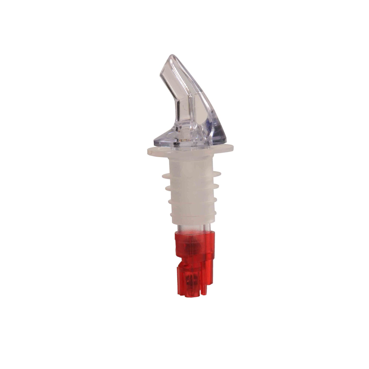 Thunder Group PLPR100M 1 oz Measured Liquor Pourer w/ Red Tail, No Collar