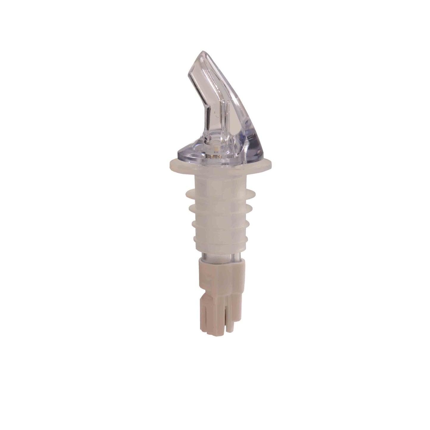 Thunder Group PLPR200M 2 oz Measured Liquor Pourer w/ White Tail, No Collar