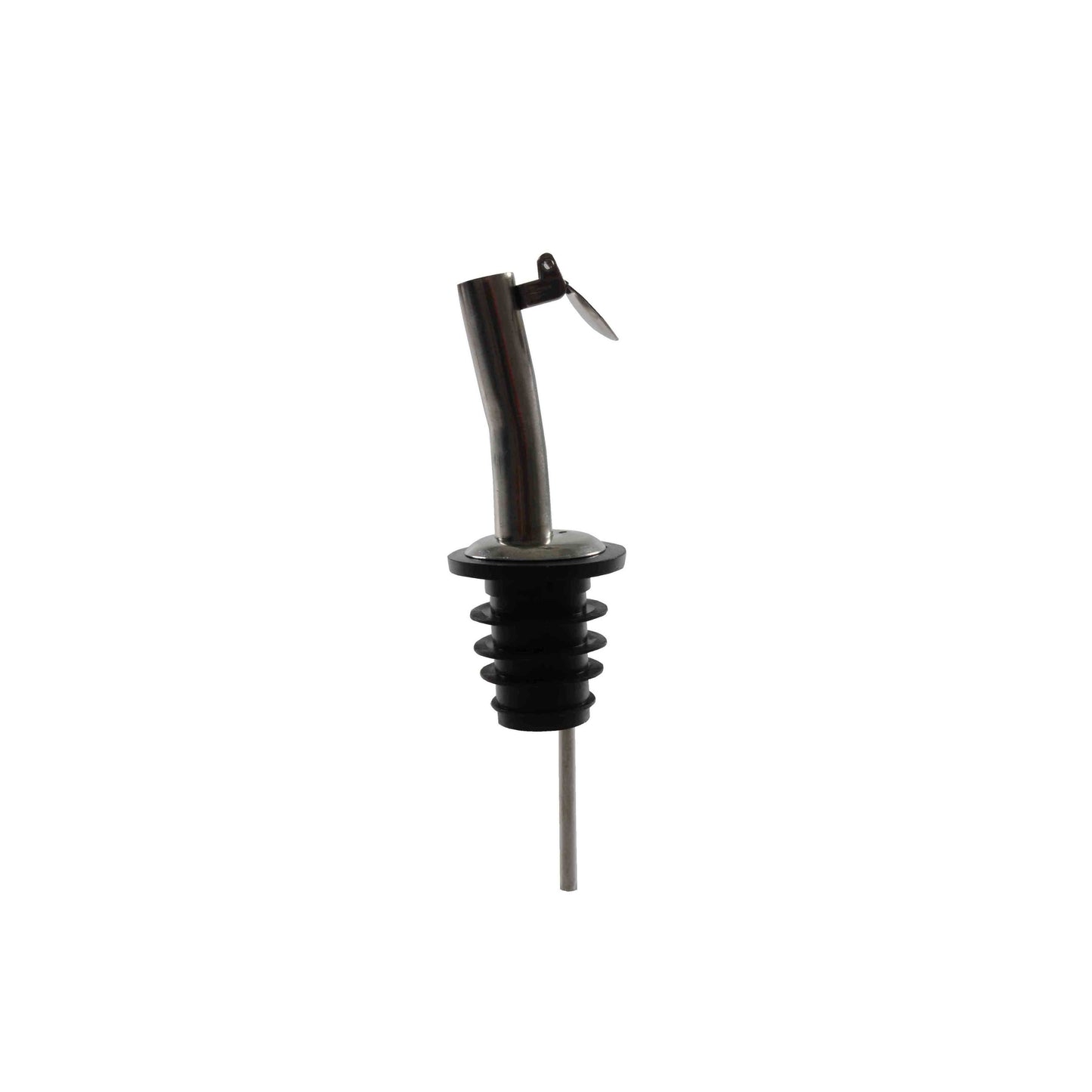 Thunder Group PLPR502S Jet Fast Flow Liquor Pourer w/ Flip Cap, Stainless Steel