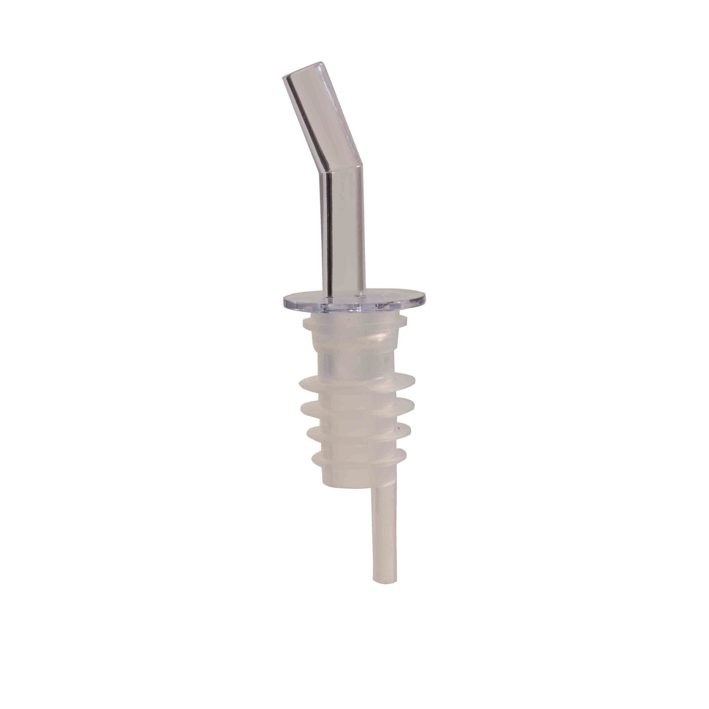 Thunder Group PLPR800CL Free Flow Liquor Pourer w/ No Collar, Clear Spout
