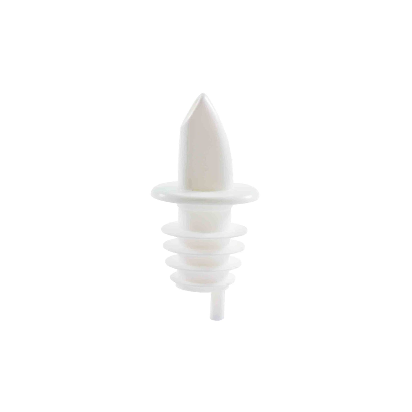 Thunder Group PLPR900WH Free Flow Liquor Pourer w/ No Collar, White