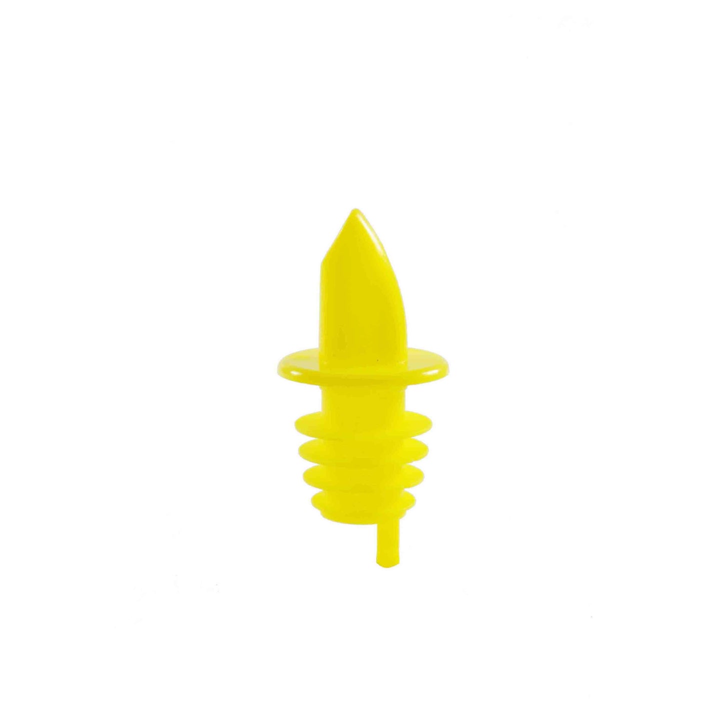 Thunder Group PLPR900YW Free Flow Liquor Pourer w/ No Collar, Yellow