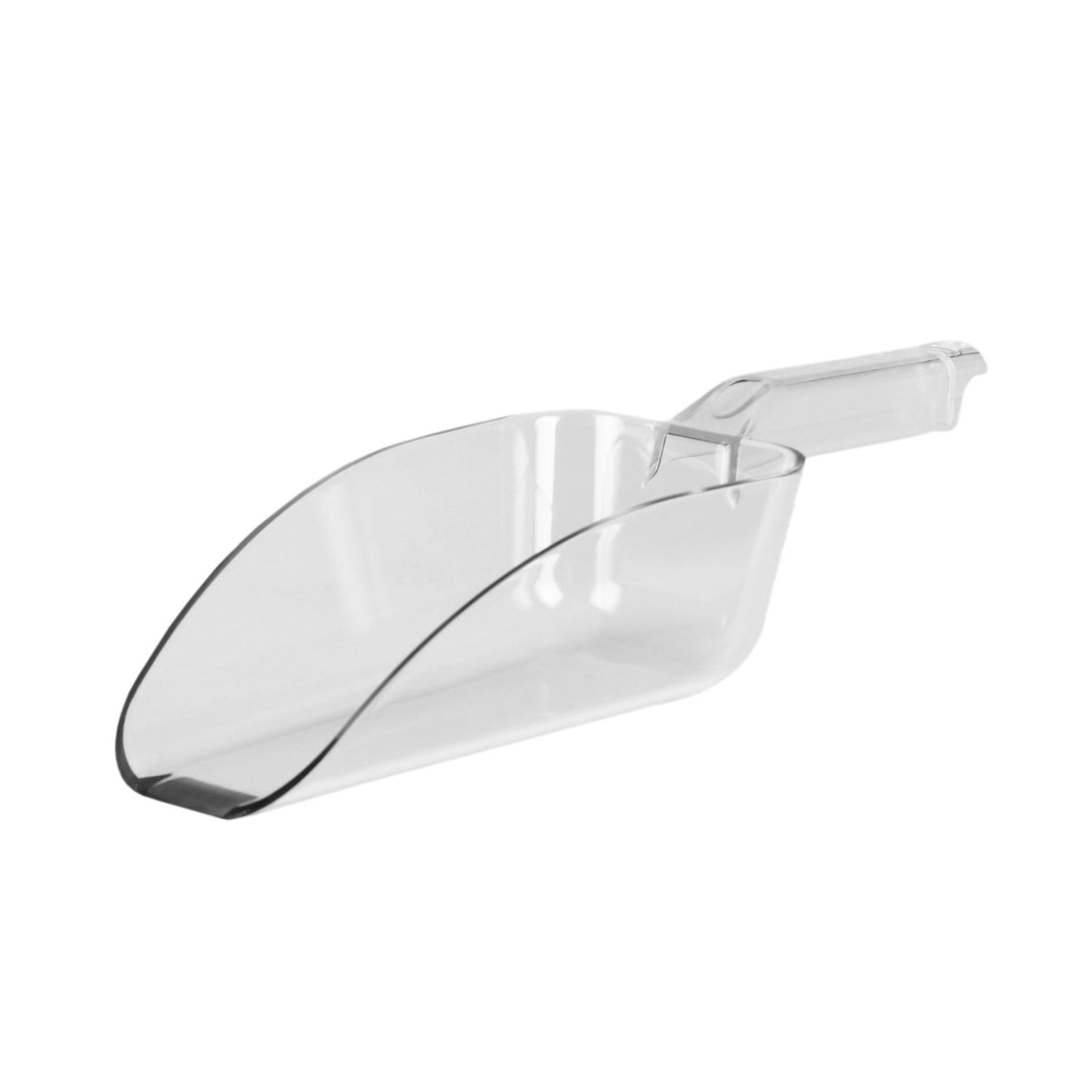 Thunder Group PLSC012CL 12 oz Square Ice Scoop - Polycarbonate