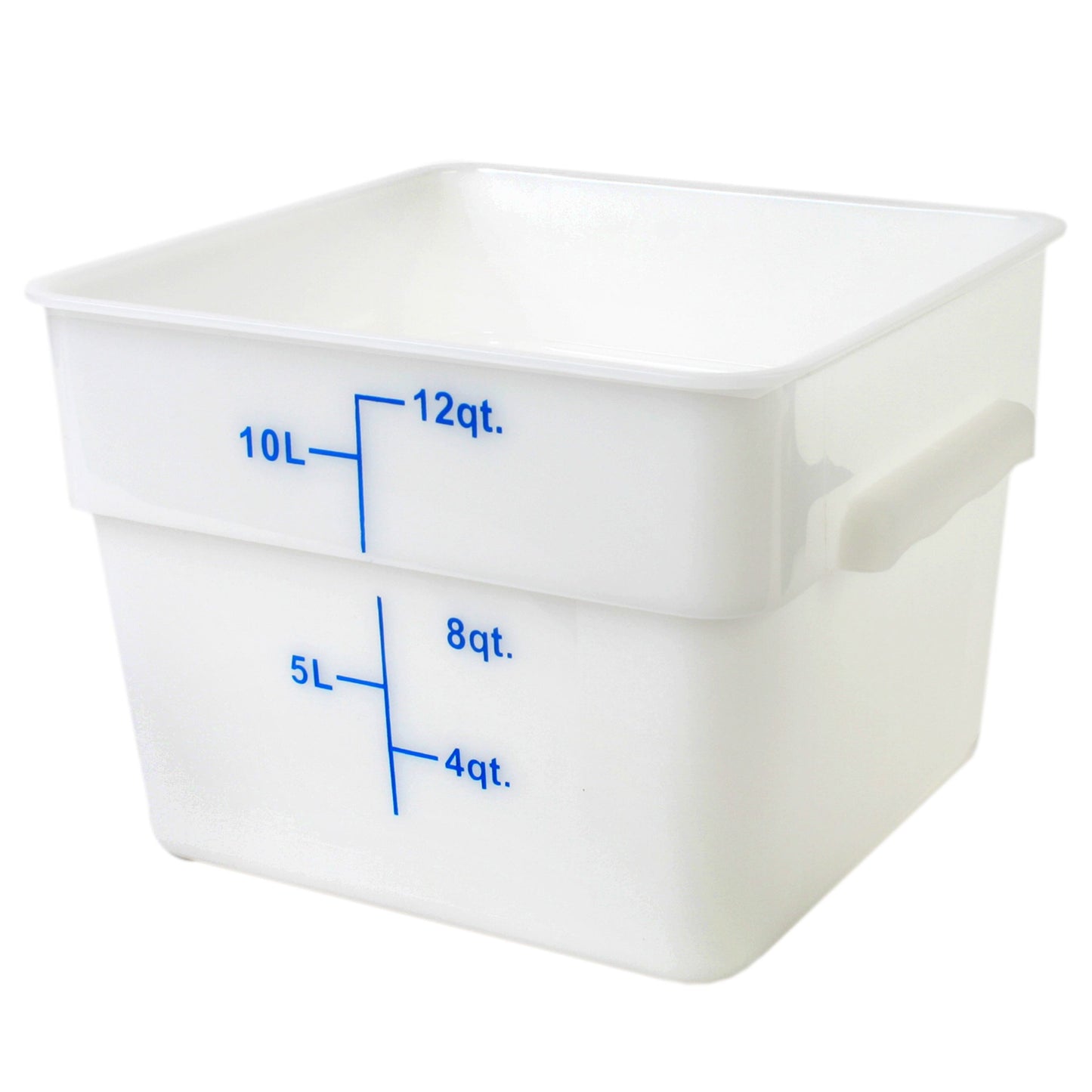 Thunder Group PLSFT012PP 12 qt Square Food Storage Container - White