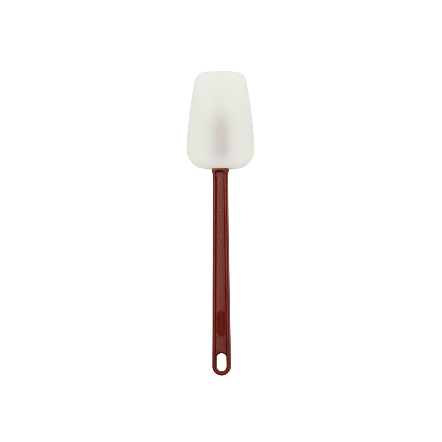 Thunder Group PLSP014SHR 14" Scraper Spoon w/ Red Plastic Handle - Silicon, White