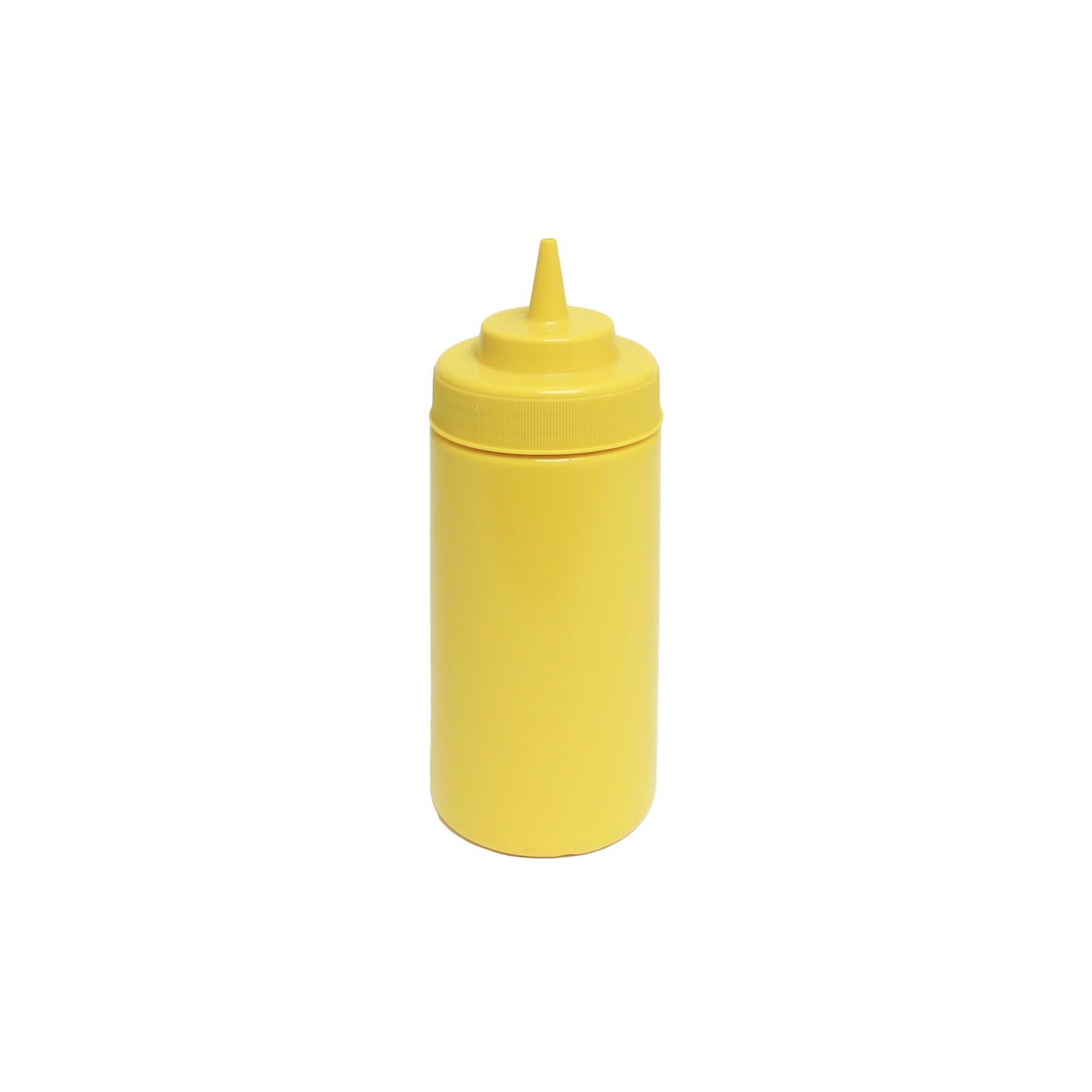 Thunder Group PLTHSB016YW 16 oz Wide Mouth Squeeze Bottle - Plastic, Yellow