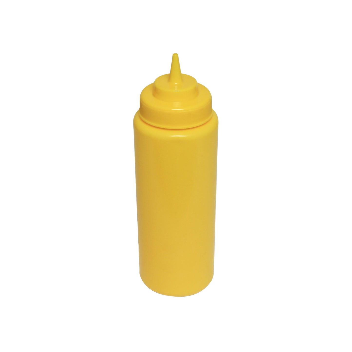 Thunder Group PLTHSB032YW 32 oz Wide Mouth Squeeze Bottle - Plastic, Yellow