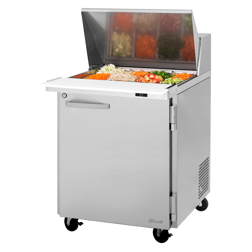 Turbo Air PST-28-12-N 27 1/2" PRO Series Mega Top Sandwich/Salad Prep Table w/ Refrigerated Base, 115v