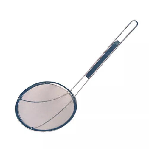 WINCO Coarse Mesh Skimmer, 6.5 inch bowl dia, Stainless Steel