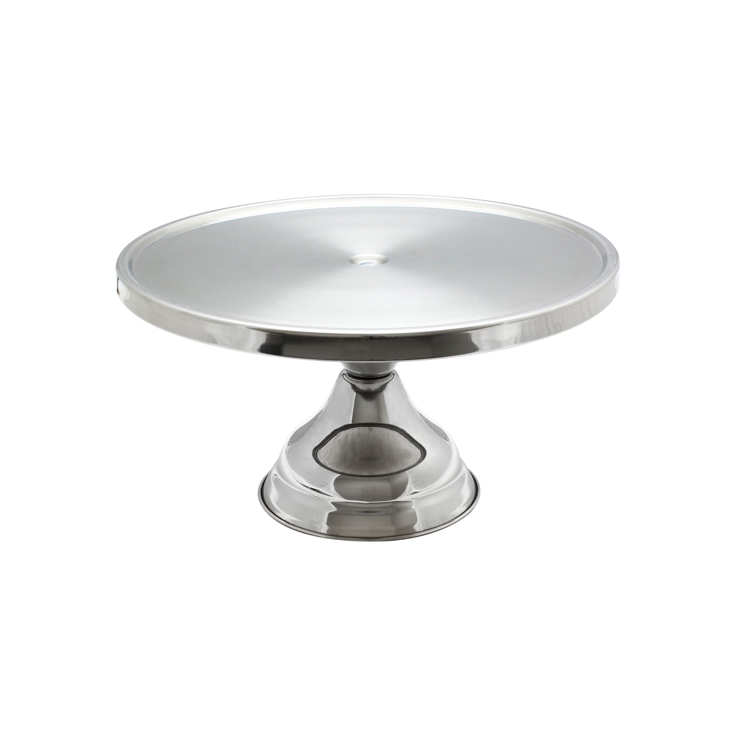 Thunder Group SLCS001 13 1/4" Round Cake Stand, Stainless