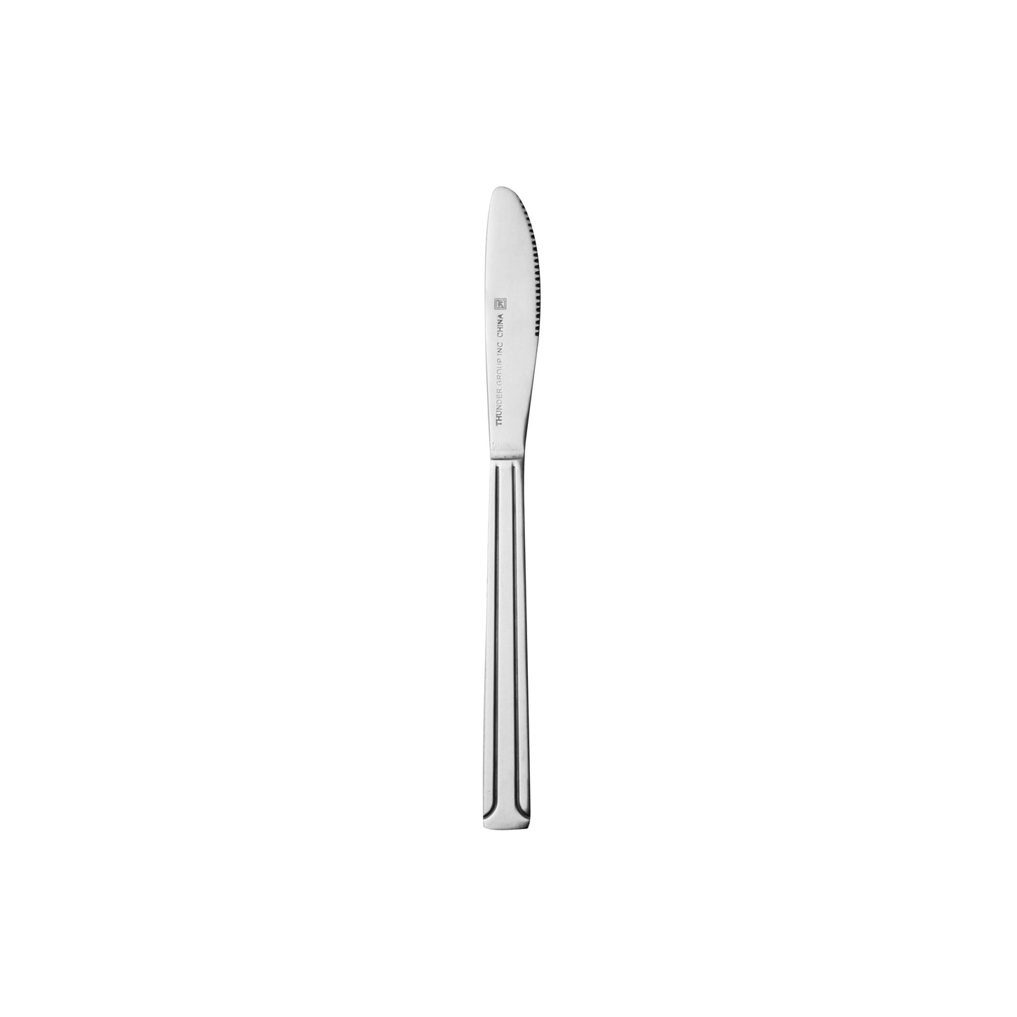 Thunder Group SLDO109 8 27/50" Dinner Knife with 18/0 Stainless Grade, Domilion Pattern