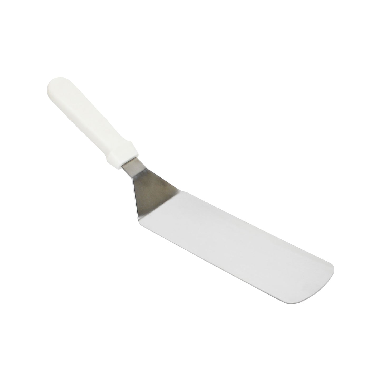 Thunder Group SLFT065S 15" Turner w/ White Plastic Handle, Stainless Steel
