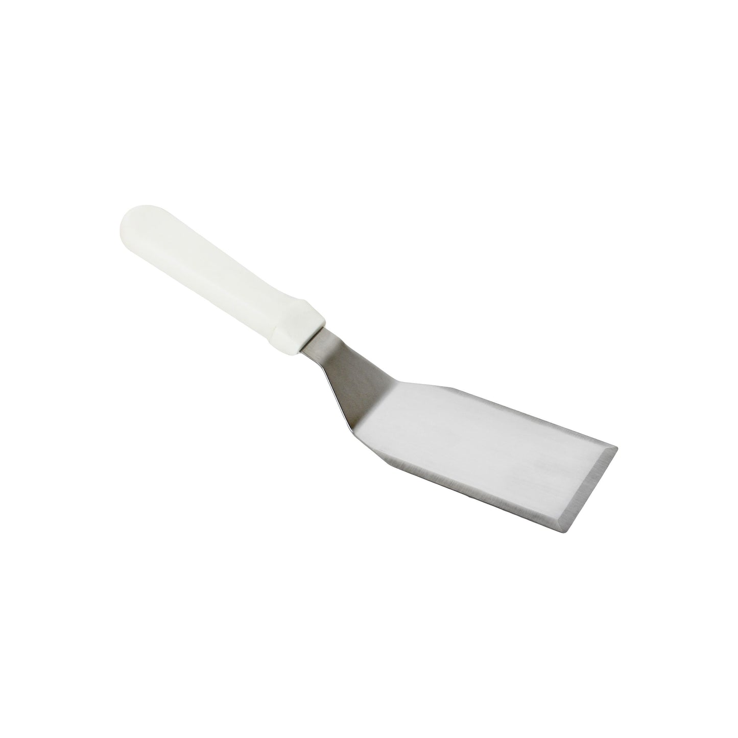 Thunder Group SLHT064P 12" Hamburger Turner w/ White Plastic Handle, Stainless Steel