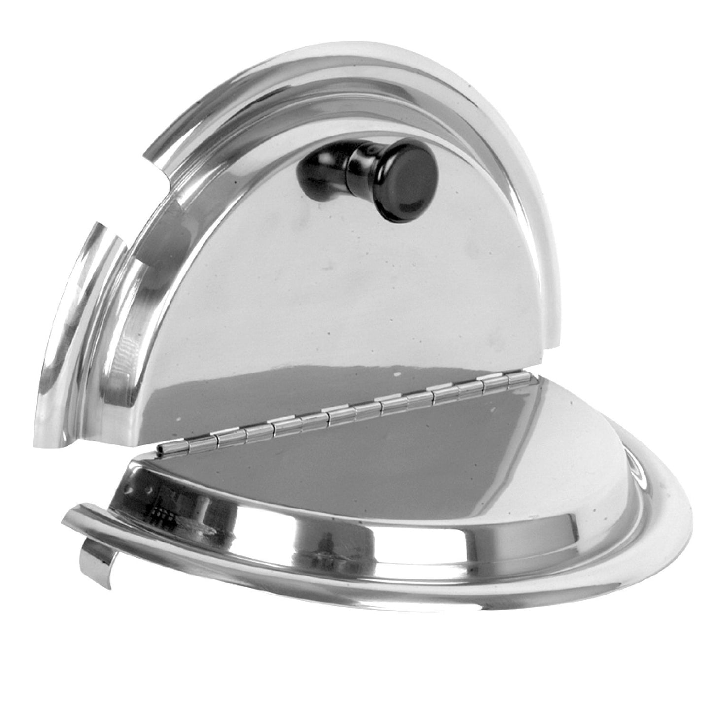 Thunder Group SLIC002 11 qt Hinged Inset Cover - Stainless Steel