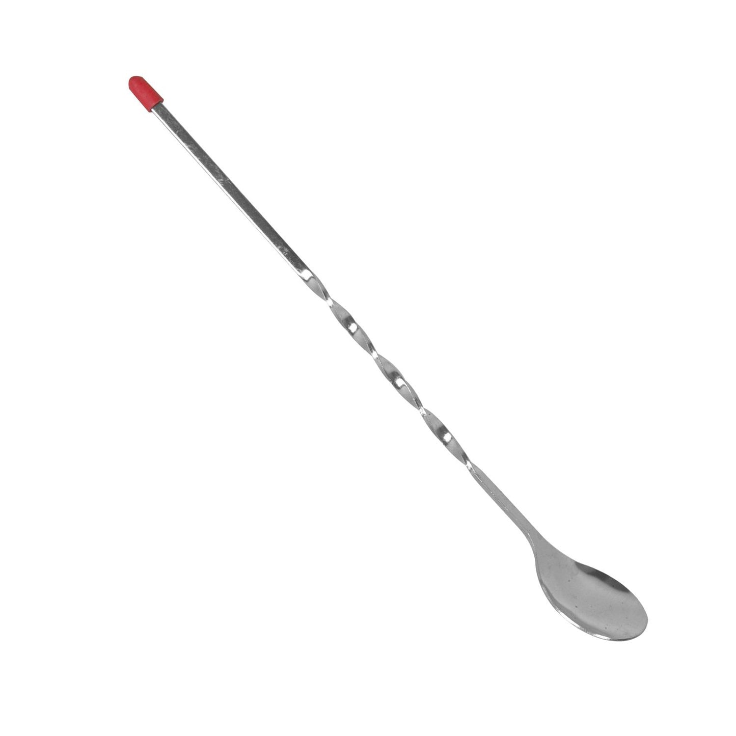 Thunder Group SLKBS011 11" Bar Spoon w/ Red Knob, Stainless