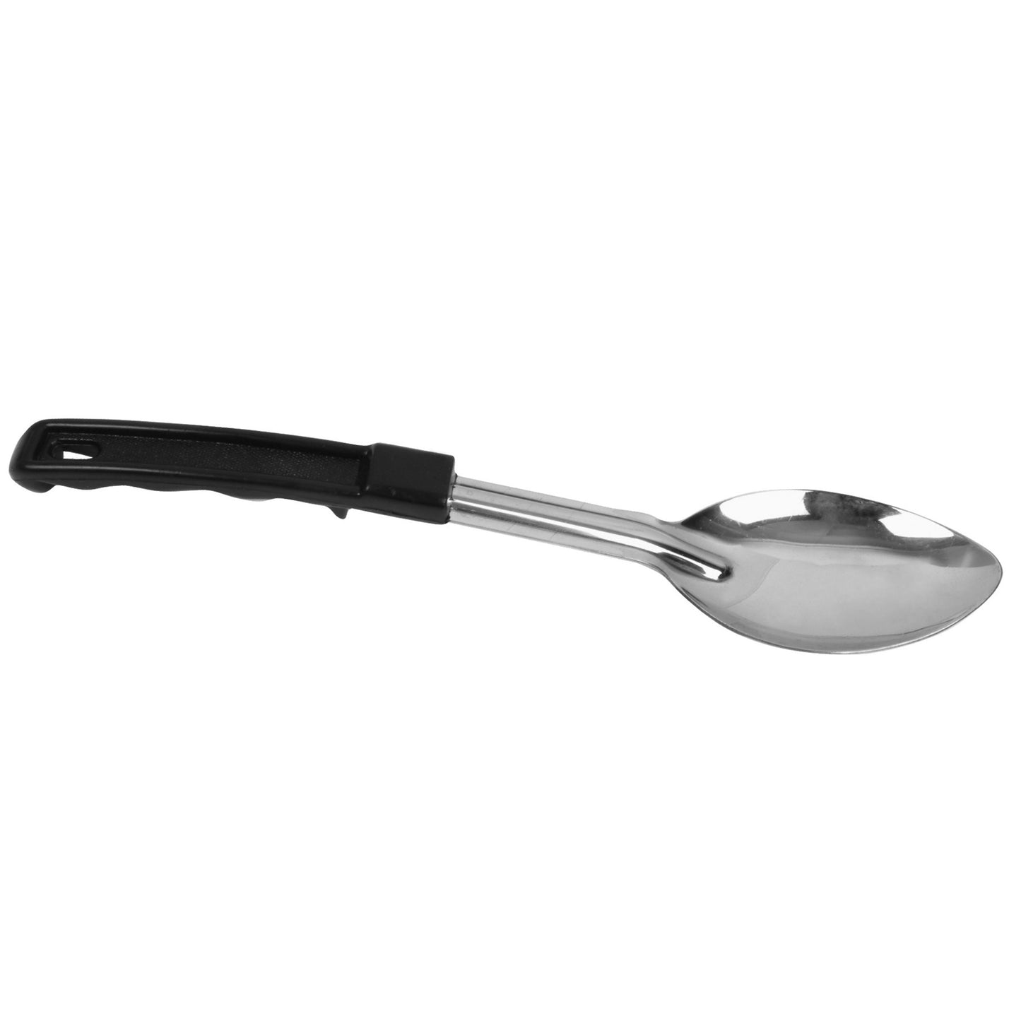 Thunder Group SLPBA111 11" Solid Basting Spoon w/ Black Bakelite Handle, Stainless