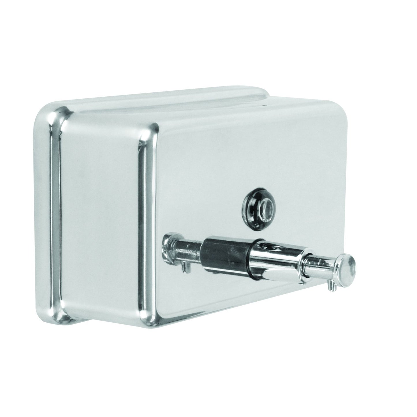 Thunder Group SLSD040H 40 oz Horizontal Wall Mount Hand Soap Dispenser, Stainless Steel