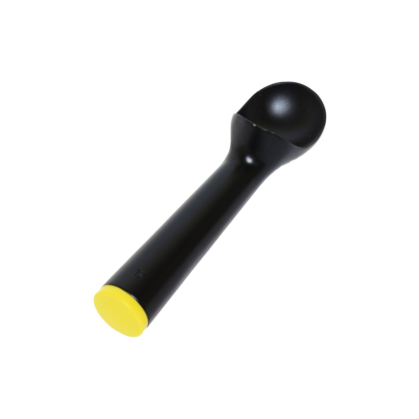 Thunder Group SLTHDP112 3 oz Ice Cream Dipper - Cast Aluminum, Black/Yellow