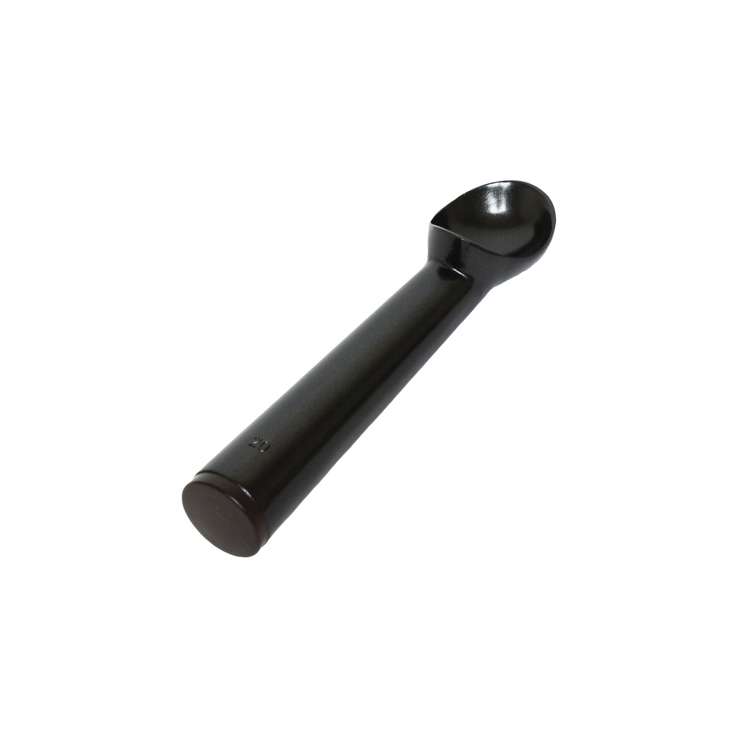 Thunder Group SLTHDP120 2 oz Ice Cream Dipper - Cast Aluminum, Black/Brown