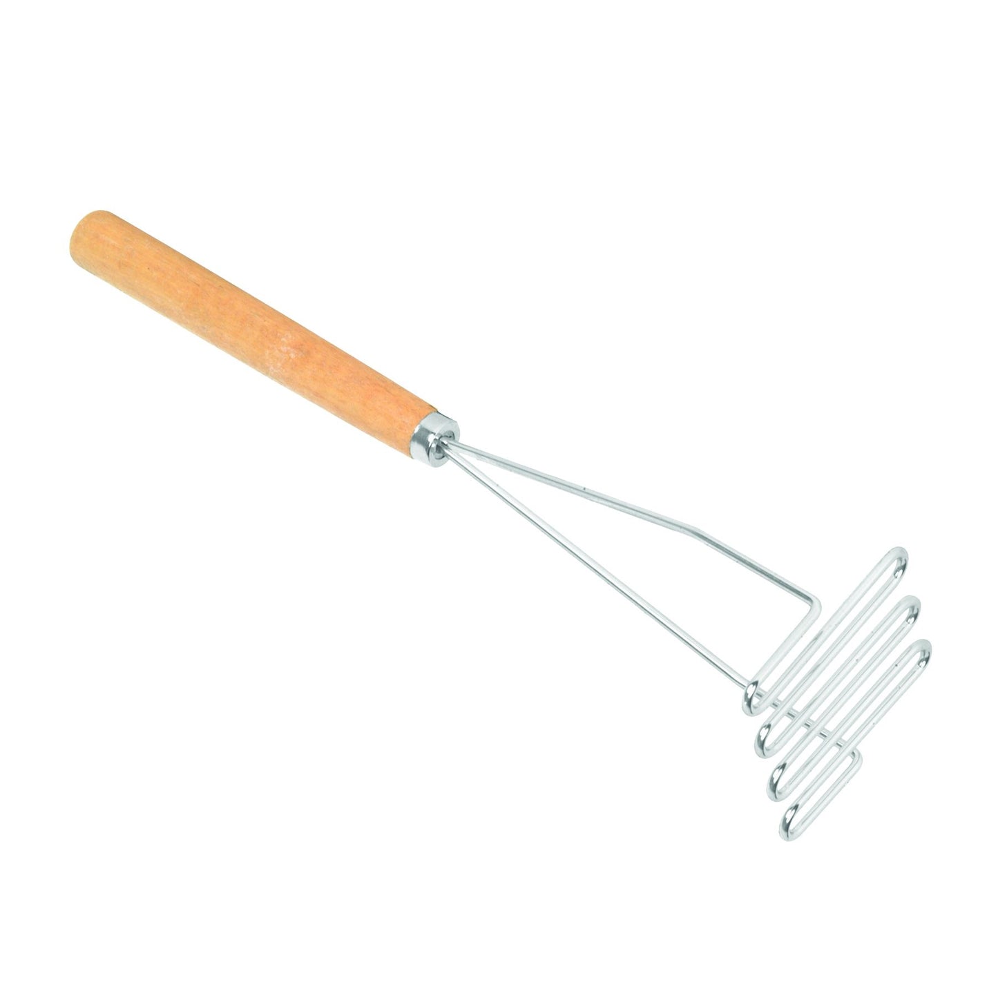 Thunder Group SLTMA018 18" Square Potato Masher w/ Wooden Handle