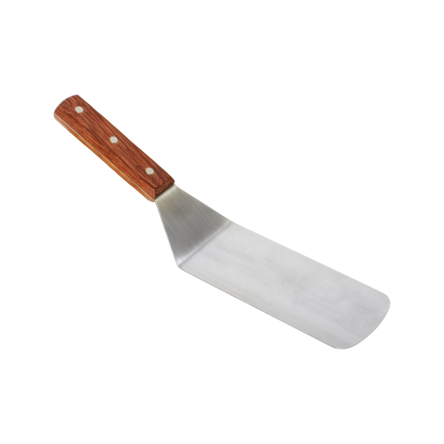 Thunder Group SLTWBT006 12 1/2" Turner w/ Wood Handle, Stainless Steel