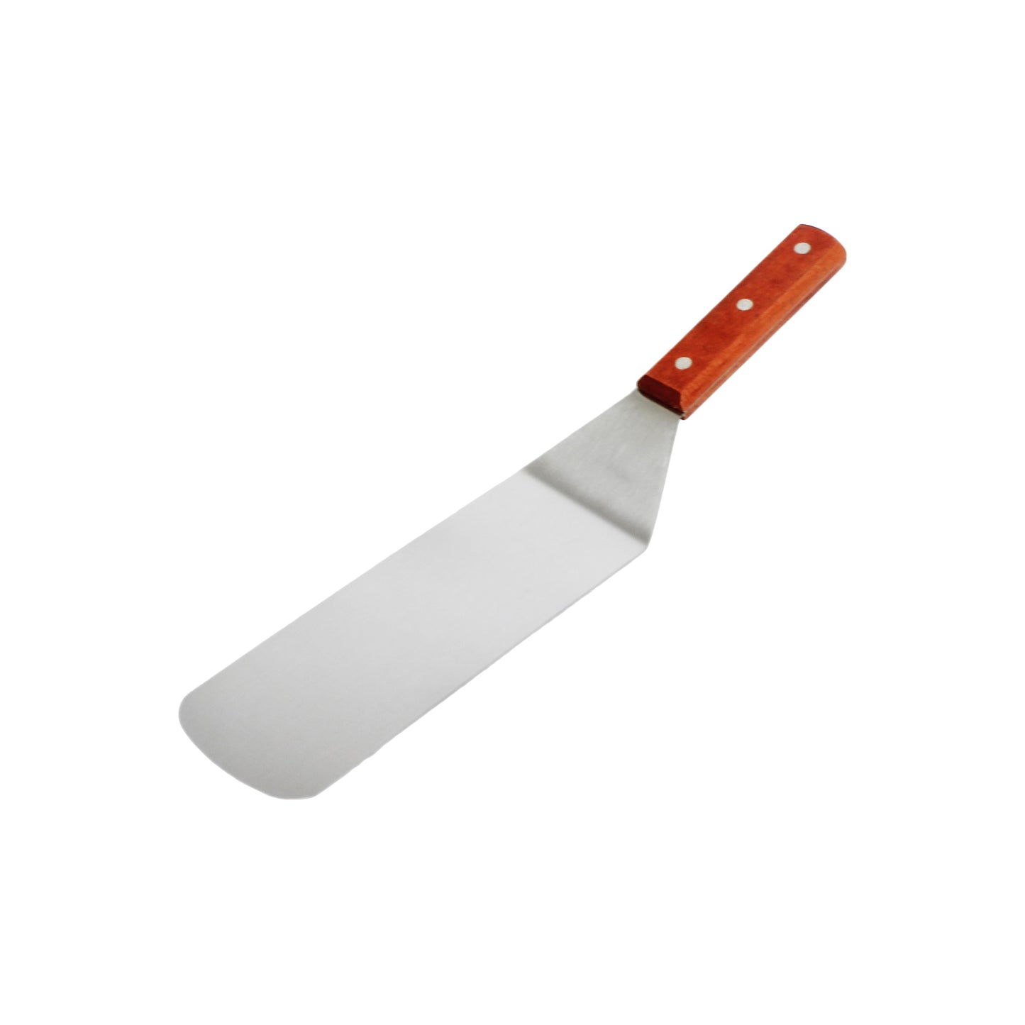 Thunder Group SLTWBT010 14 1/2" Turner w/ Wood Handle, Stainless Steel