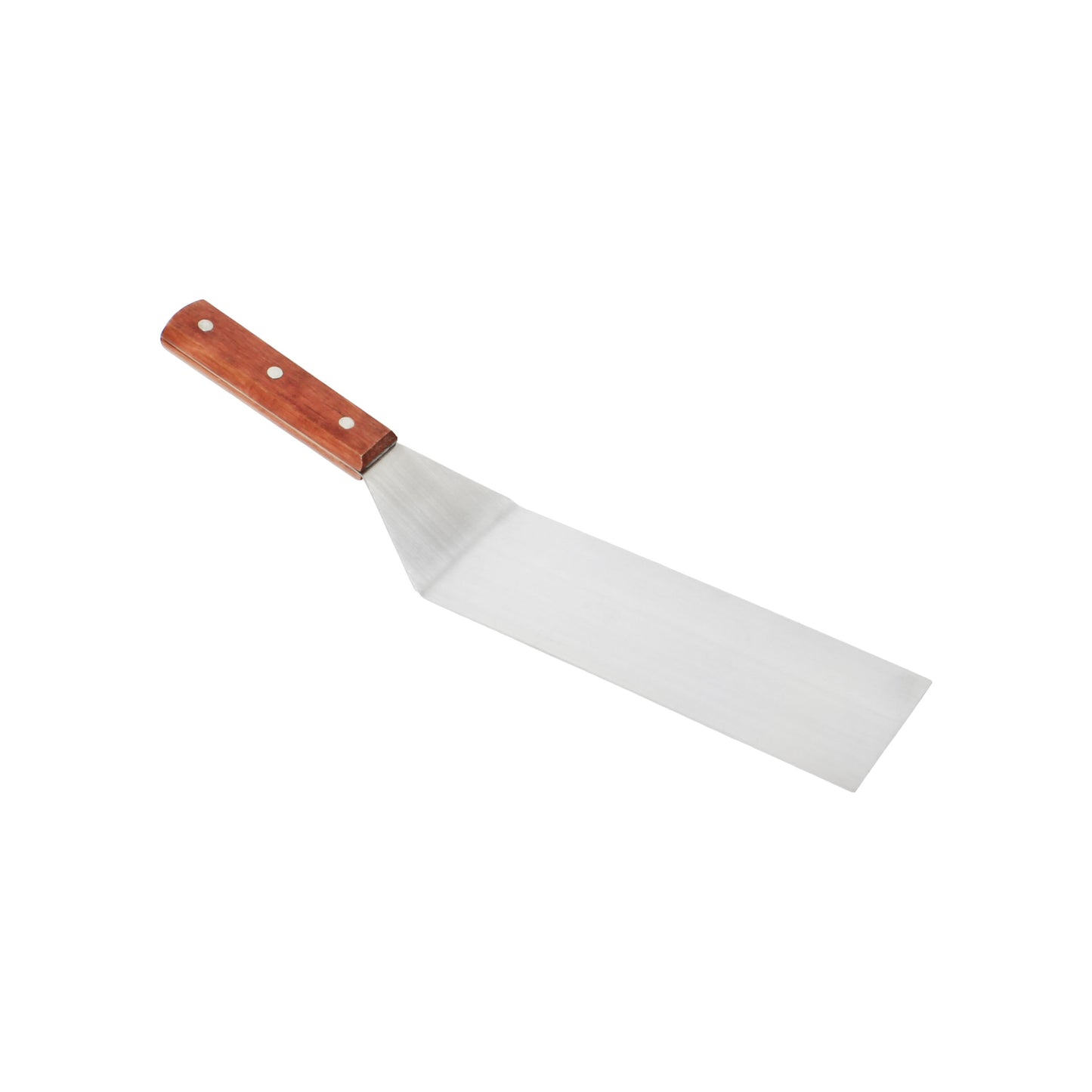 Thunder Group SLTWBT210 14 1/2" Turner w/ Wood Handle, Stainless Steel