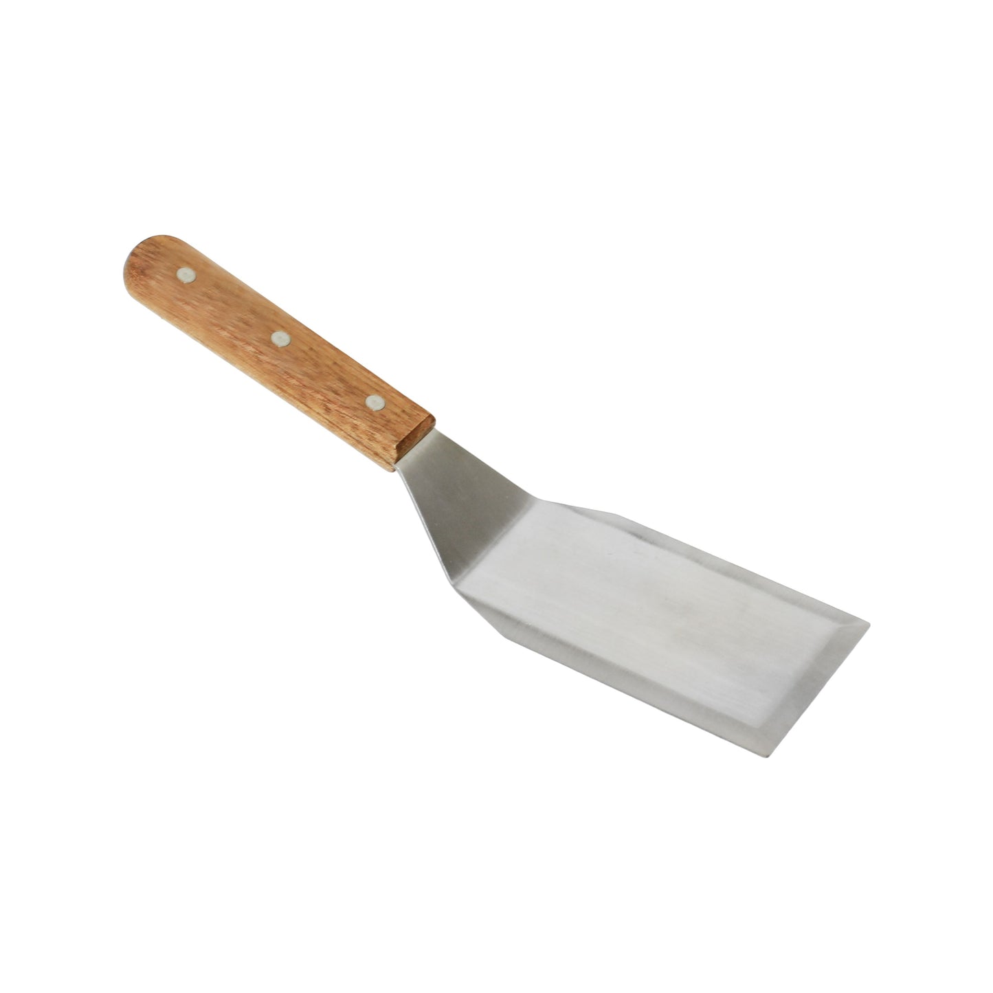 Thunder Group SLTWHT003 11 1/2" Hamburger Turner w/ Wood Handle, Stainless Steel