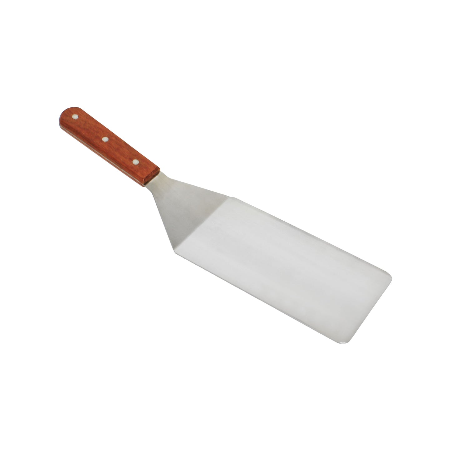 Thunder Group SLTWHT004 15 1/2" Turner w/ Wood Handle, Stainless Steel