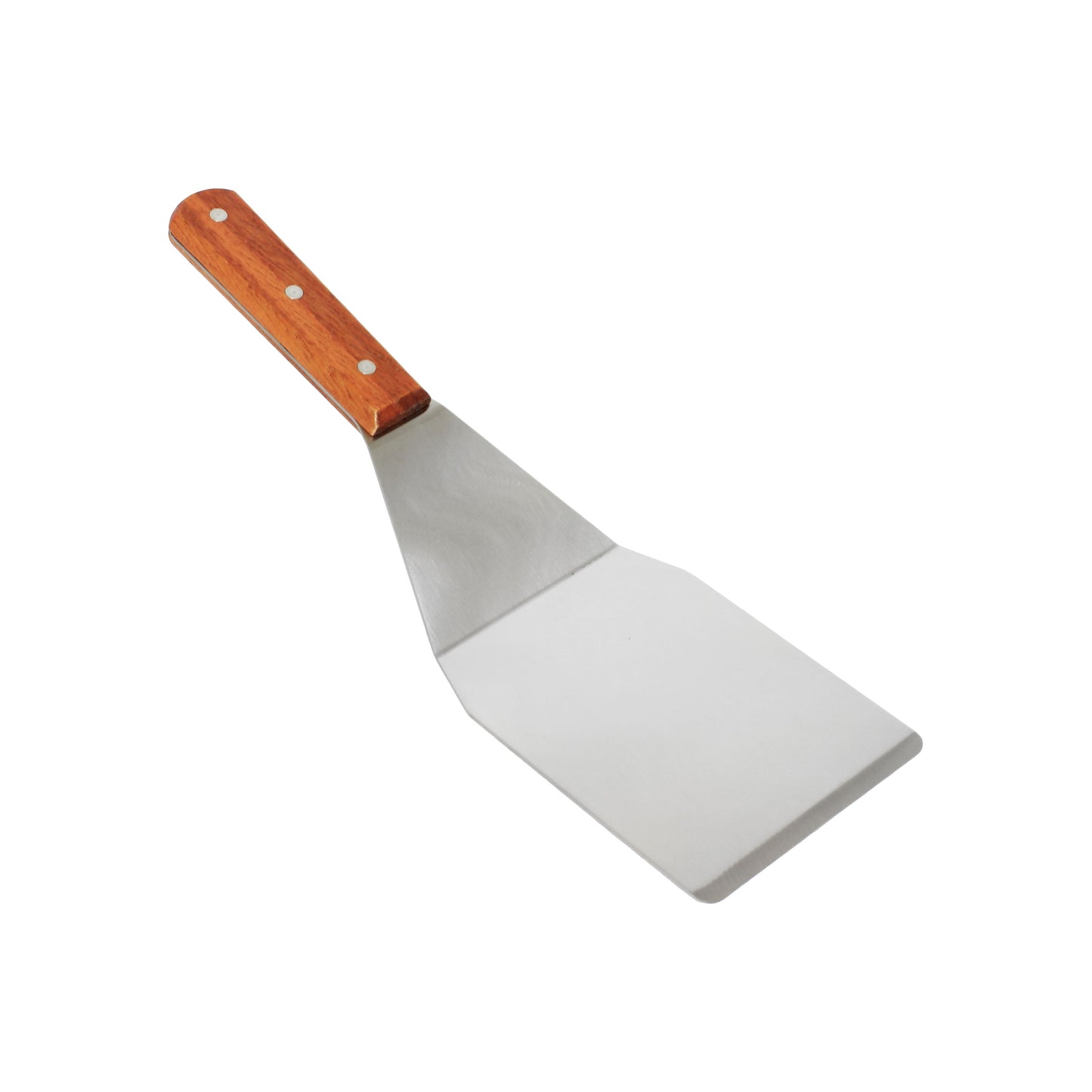 Thunder Group SLTWHT005 13 1/2" Hamburger Turner w/ Wood Handle, Stainless Steel