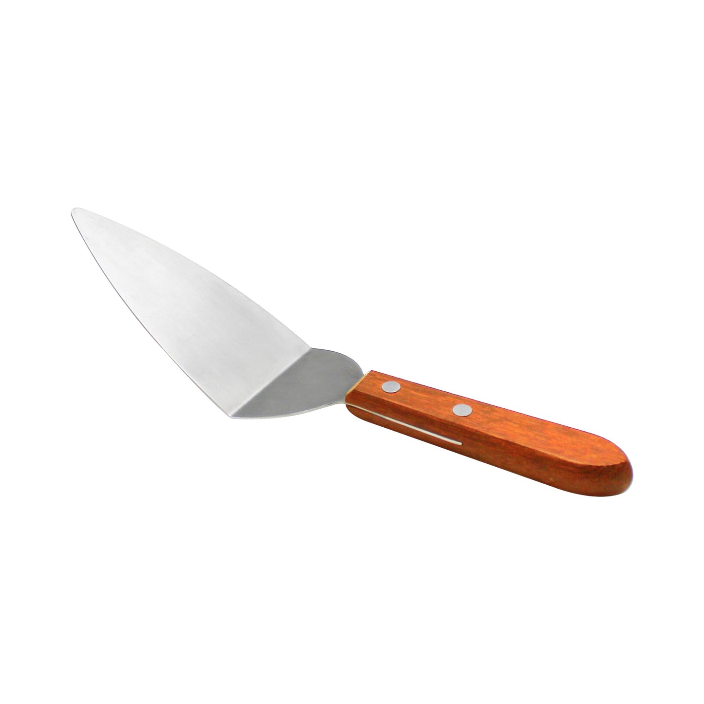 Thunder Group SLTWPS005 Pizza Server w/ 3" x 4 1/4" Blade & Wood Handle, Stainless Steel