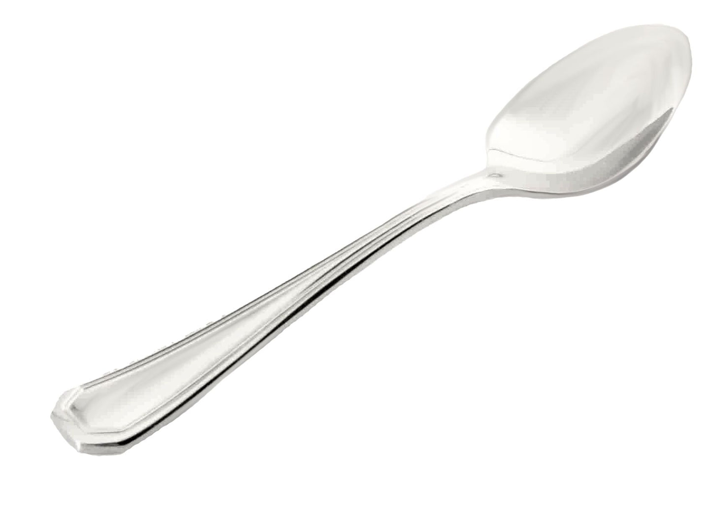 Thunder Group SLWH201 4 3/10" Demitasse Spoon with 18/10 Stainless Grade, Wilshire Pattern