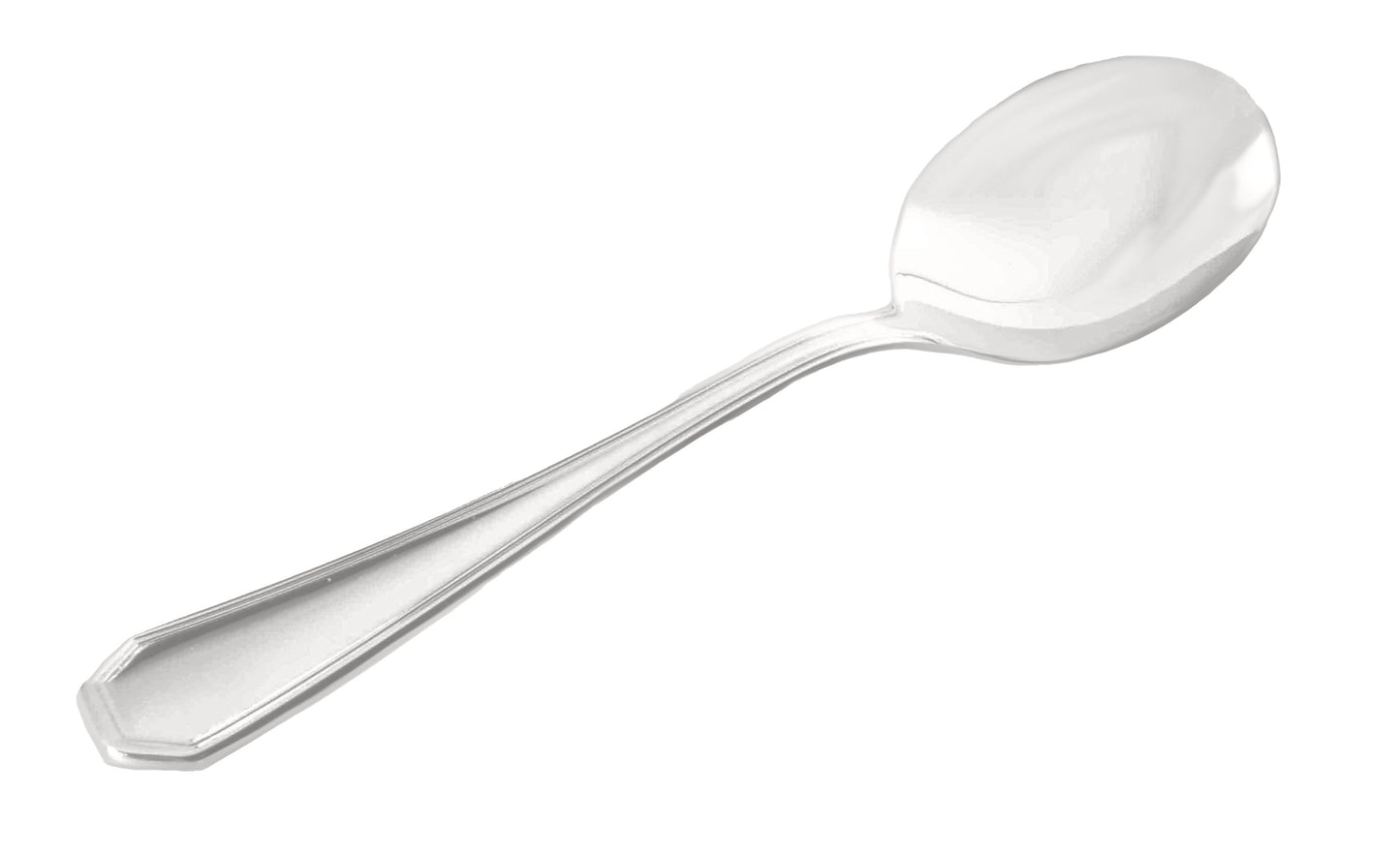 Thunder Group SLWH203 5 4/5" Bouillon Spoon with 18/10 Stainless Grade, Wilshire Pattern