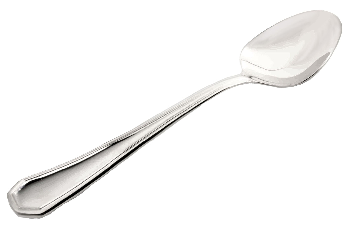 Thunder Group SLWH204 7 2/5" Dinner Spoon with 18/10 Stainless Grade, Wilshire Pattern