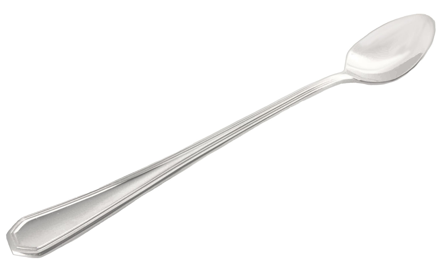 Thunder Group SLWH205 7 2/5" Iced Tea Spoon with 18/10 Stainless Grade, Wilshire Pattern