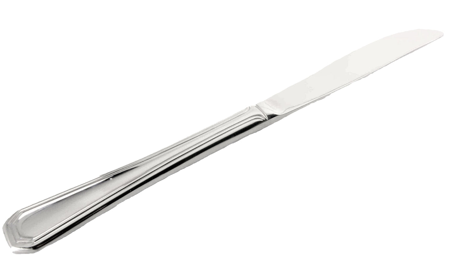 Thunder Group SLWH209 9 3/10" Dinner Knife with 13/0 Stainless Grade, Wilshire Pattern