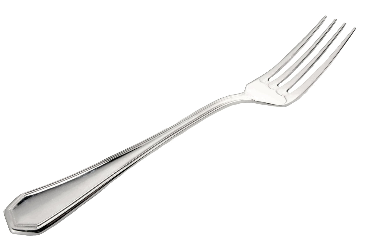 Thunder Group SLWH212 8 3/10" European Dinner Fork with 18/10 Stainless Grade, Wilshire Pattern
