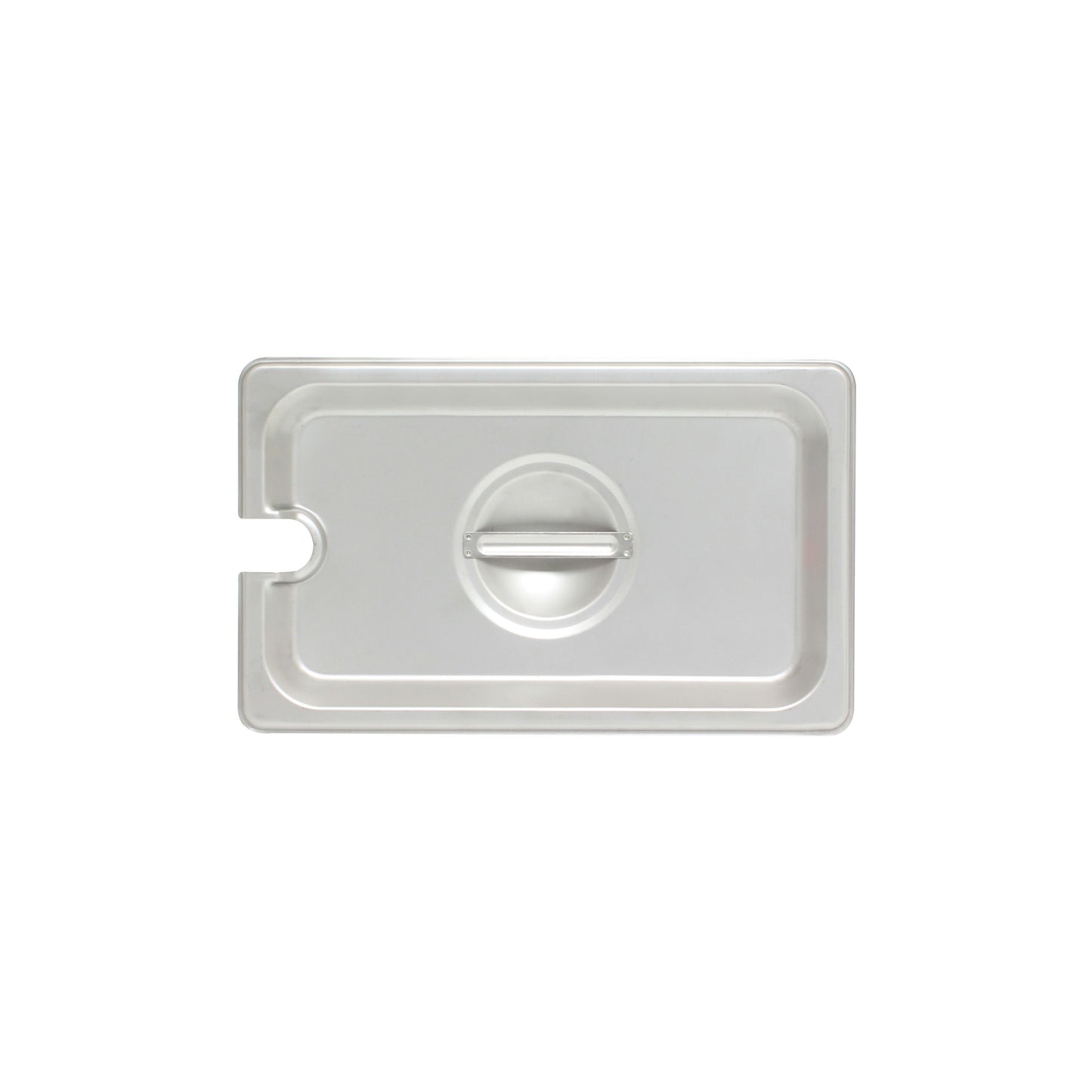 Thunder Group STPA5140CS Quarter Size Steam Pan Cover - Notched, Stainless
