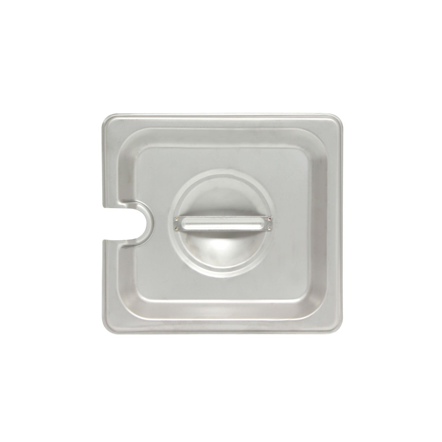 Thunder Group STPA5160CS Sixth Size Steam Pan Cover - Notched, Stainless
