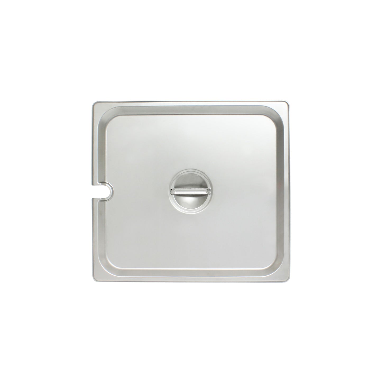 Thunder Group STPA5230CS Two Third Size Steam Pan Cover - Notched, Stainless