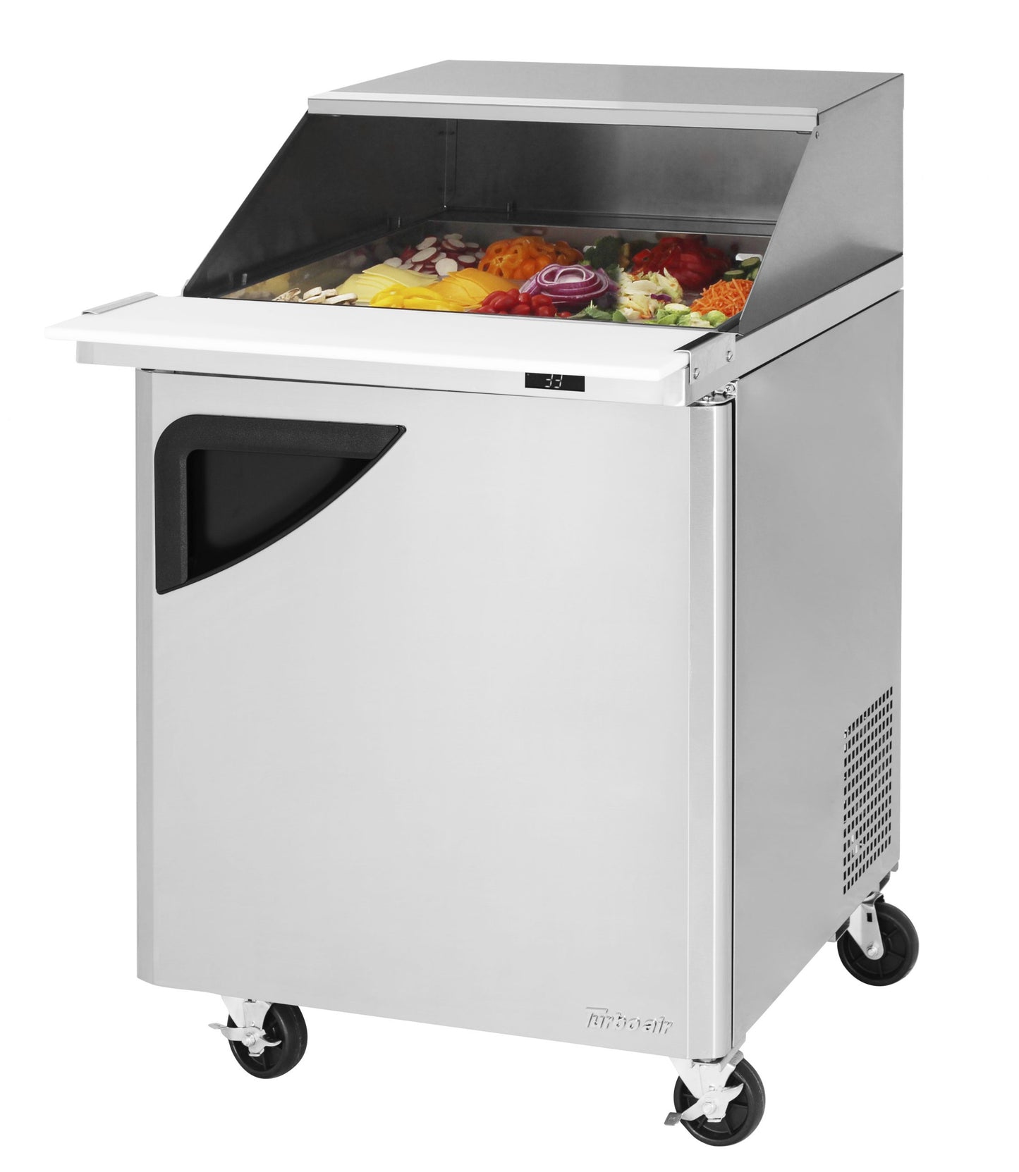 Turbo Air TST-28SD-12-N 27" Super Deluxe Mega Top Sandwich/Salad Prep Table w/ Refrigerated Base, 115v