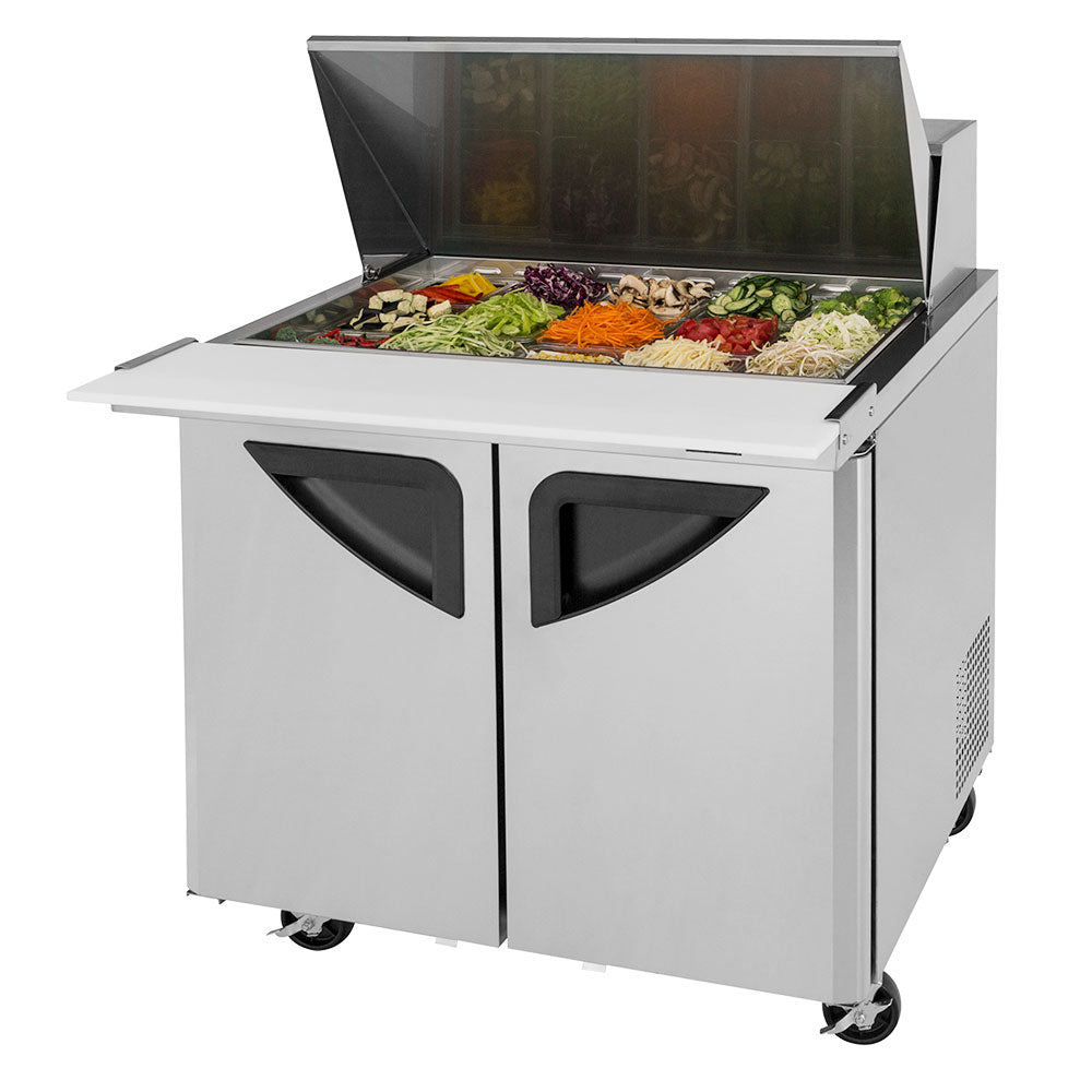 Turbo Air TST-36SD-15-N6 36" Super Deluxe Mega Top Sandwich/Salad Prep Table w/ Refrigerated Base, 115v