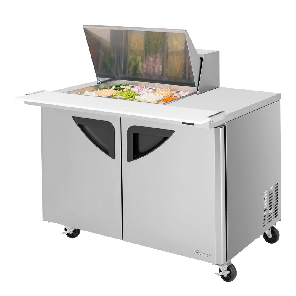 Turbo Air TST-48SD-12M-N 48 1/4" Super Deluxe Mega Top Sandwich/Salad Prep Table w/ Refrigerated Base, 115v