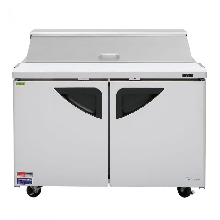 Turbo Air TST-48SD-N 48" Super Deluxe Sandwich/Salad Prep Table w/ Refrigerated Base, 115v